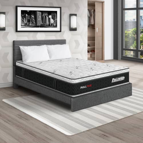 Colchón Pullpack Euro + Cama Leo + Almohada