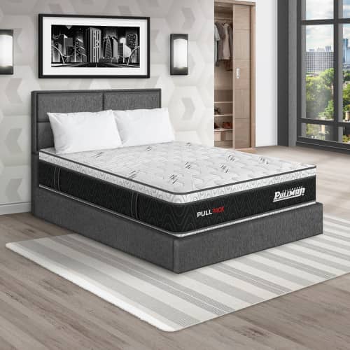 Colchón Pullpack Euro + Cama Firenze + Almohada