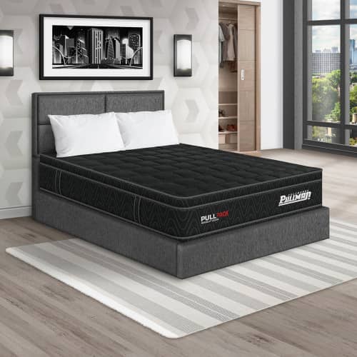 Colchón Pullpack Euro + Cama Firenze + Almohada