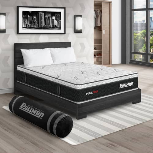 Colchón Pullpack Euro + Cama TPM + Almohada
