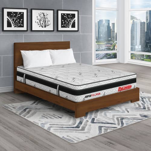 Colchón Superpullman Euro U + Cama TPM + Almohada