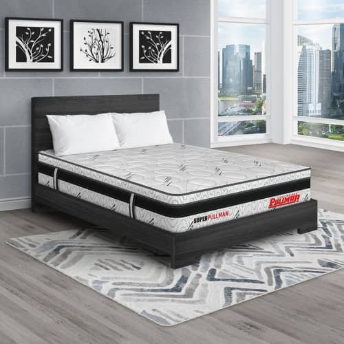 Colchón Superpullman Euro U + Cama TPM + Almohada