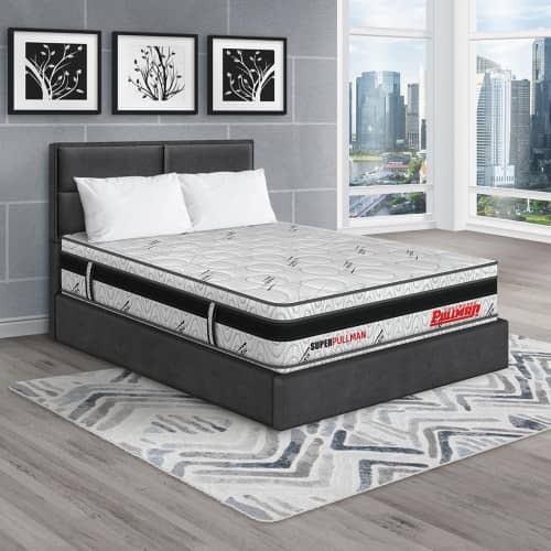 Colchón Superpullman Euro + Cama Firenze + Almohada