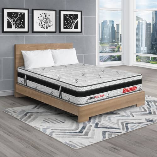 Colchón Superpullman Euro + Cama TPM + Almohada