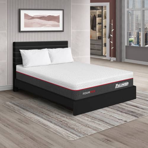 Colchón Foampack + Cama Leo + Almohada