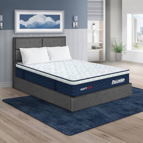 Colchón Softpack + Cama Firenze + Almohada