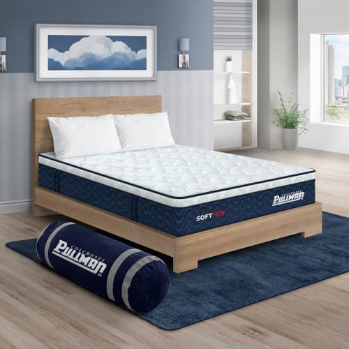 Colchón Softpack + Cama TPM + Almohada