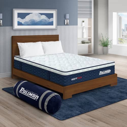 Colchón Softpack + Cama TPM + Almohada