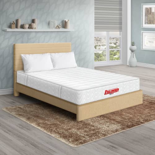 Colchón Ecopack + Cama Leo + Almohada