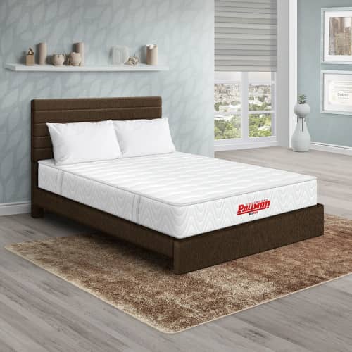 Colchón Ecopack + Cama Leo + Almohada