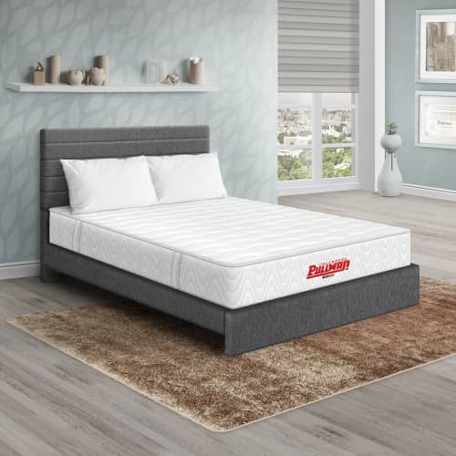 Colchón Ecopack + Cama Leo + Almohada