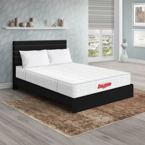 Colchón Ecopack + Cama Leo + Almohada