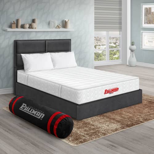 Colchón Ecopack + Cama Firenze + Almohada