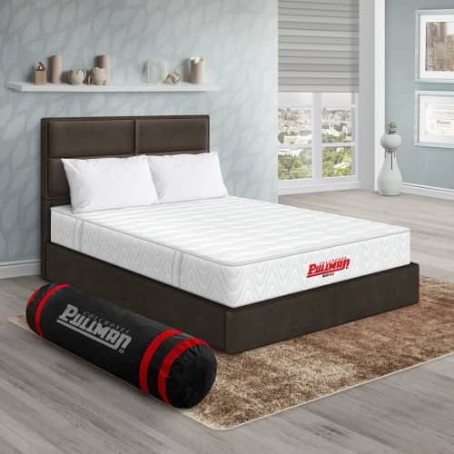 Colchón Ecopack + Cama Firenze + Almohada