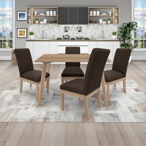 Juego de Comedor 4P (120) Cris Danny 4 Sillas