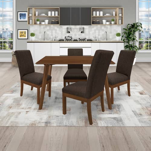 Juego de Comedor 4P (120) Cris Danny 4 Sillas