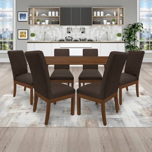 Juego de Comedor 6P (140) Cris Danny 6 Sillas