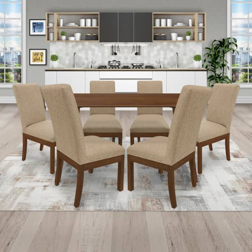 Juego de Comedor 6P (140) Cris Danny 6 Sillas