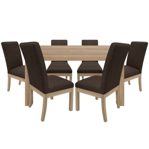 Juego de Comedor 6P (140) Italia Danny 6 Sillas