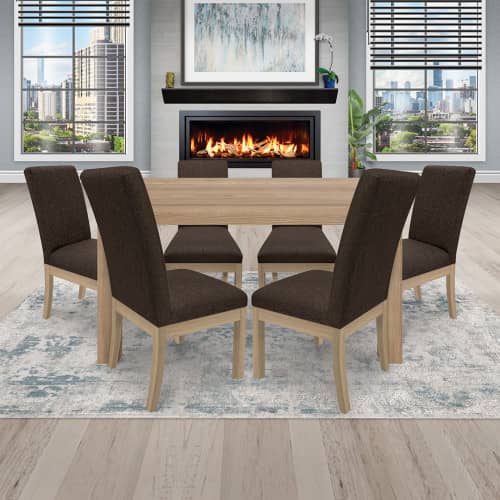 Juego de Comedor 6P (140) Italia Danny 6 Sillas