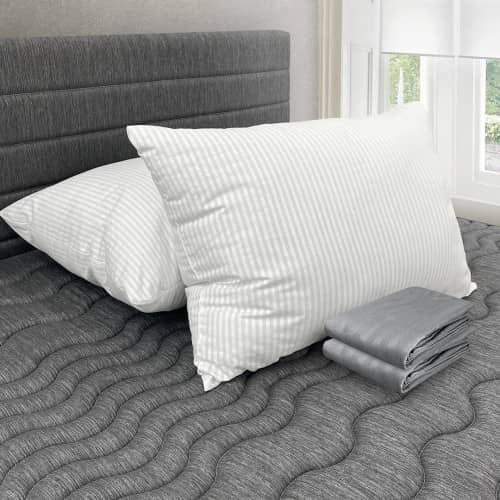 Combo 2 Almohadas Polycotton + Fundas