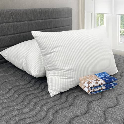 Combo 2 Almohadas Polycotton + Fundas