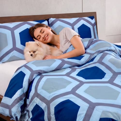 Juego Forro Duvet Sábana Disperso