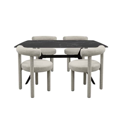 Juego de Comedor 4P (160) Tivoli Arka 4 Sillas