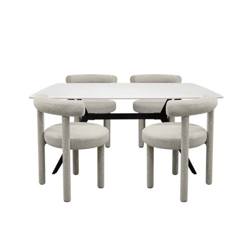 Juego de Comedor 4P (160) Tivoli Arka 4 Sillas