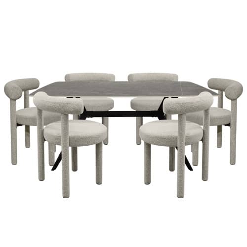 Juego de Comedor 6P (160) Tivoli Arka 6 Sillas