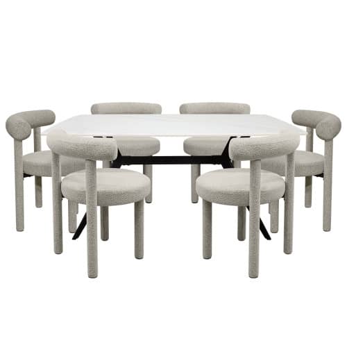 Juego de Comedor 6P (160) Tivoli Arka 6 Sillas