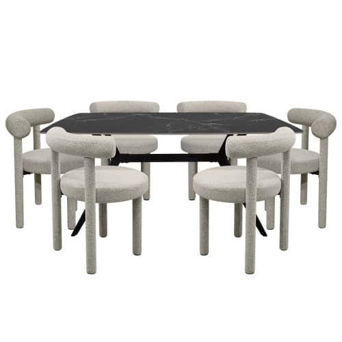 Juego de Comedor 6P (160) Tivoli Arka 6 Sillas
