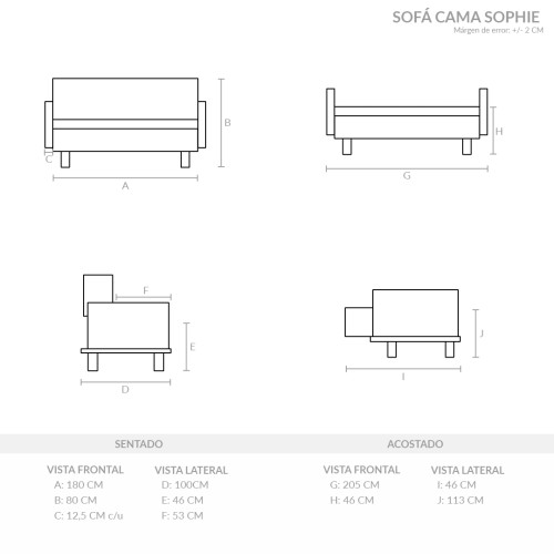 Sofá Cama Sophie