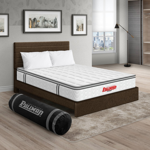 Colchón Orthopack BTU + Cama Leo + Almohada