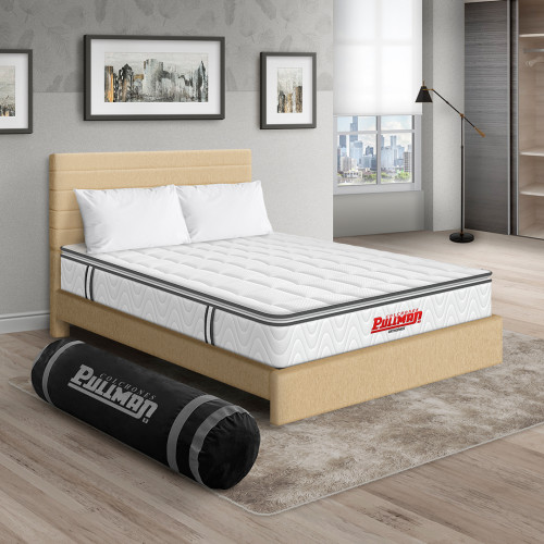 Colchón Orthopack BTU + Cama Leo + Almohada