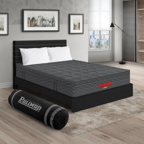 Colchón Orthopack Euro U + Cama Leo + Almohada