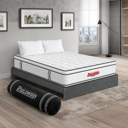 Colchón Orthopack Euro + Base Cama + Almohada