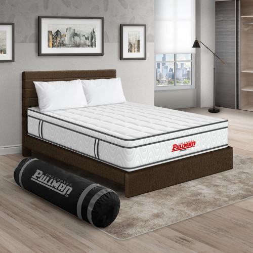 Colchón Orthopack Euro + Cama Leo + Almohada