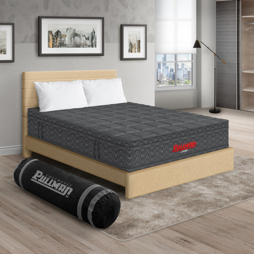 Colchón Orthopack Euro + Cama Leo + Almohada