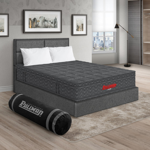 Colchón Orthopack Euro + Cama Firenze + Almohada