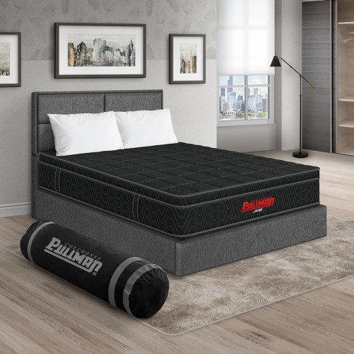 Colchón Orthopack Euro + Cama Firenze + Almohada