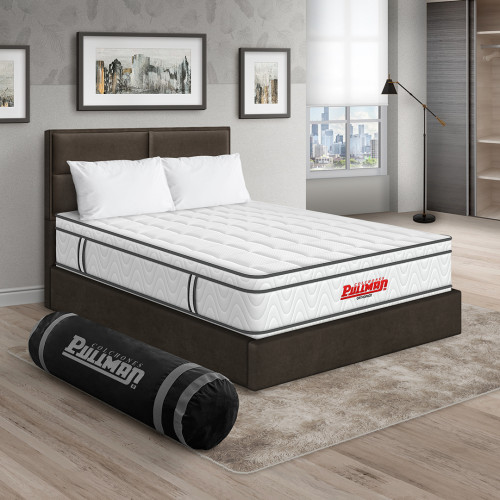 Colchón Orthopack Euro + Cama Firenze + Almohada