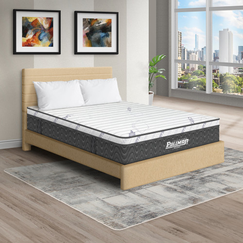 Colchón Rollpack Euro U + Cama Leo + Almohada