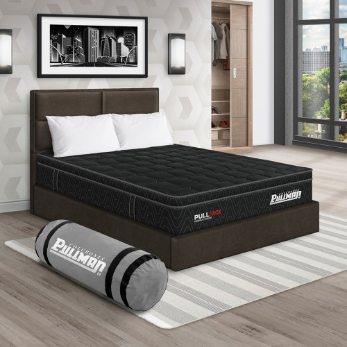 Colchón Pullpack Euro U + Cama Firenze + Almohada