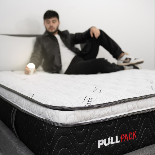 Colchón Pullpack Euro U + Cama Firenze + Almohada