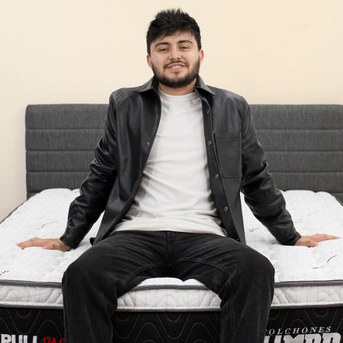 Colchón Pullpack Euro + Cama Leo + Almohada