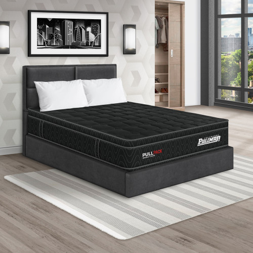 Colchón Pullpack Euro + Cama Firenze + Almohada