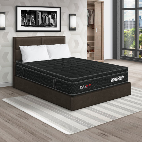 Colchón Pullpack Euro + Cama Firenze + Almohada