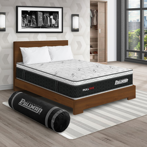 Colchón Pullpack Euro + Cama TPM + Almohada