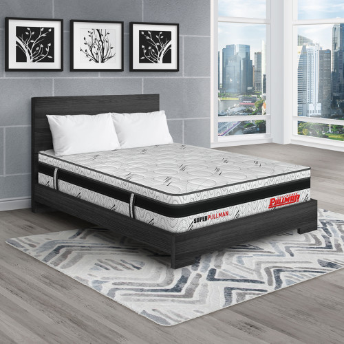 Colchón Superpullman Euro U + Cama TPM + Almohada